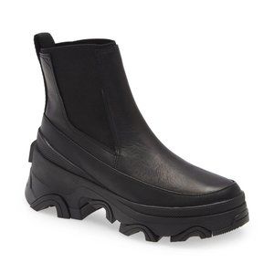 SOREL Brex Waterproof Chelsea Boot in Black Size 6.5 MSRP $180